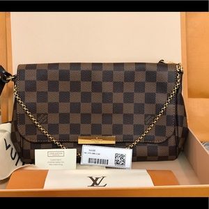 Authentic Louis Vuitton Favorite MM D Ebe EUC